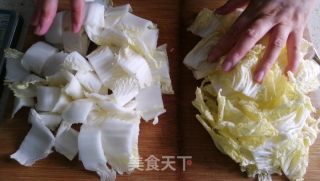 小炒鲜虾娃娃菜的做法步骤：2