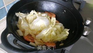 小炒鲜虾娃娃菜的做法步骤：7