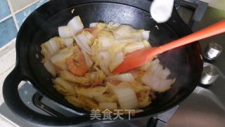 小炒鲜虾娃娃菜的做法步骤：8
