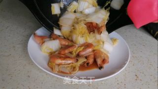 小炒鲜虾娃娃菜的做法步骤：10