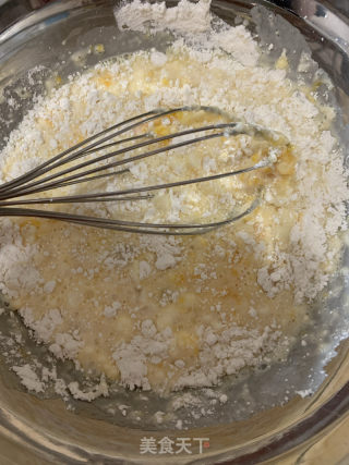 鬆餅粉堅果蛋糕的做法步骤：2