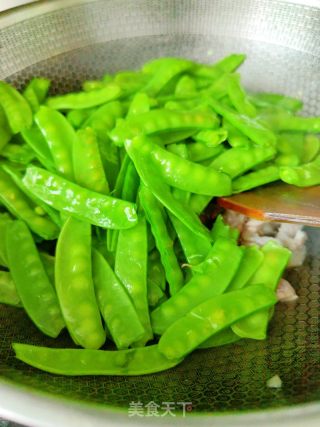 荷兰豆炒肉片的做法步骤：5