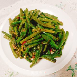 炒豆角的做法步骤：9