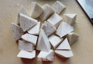 荔浦芋头炖鸡腿的做法步骤：11