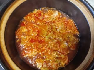 娃娃菜蕃茄豆腐汤的做法步骤：9