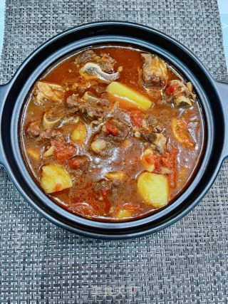 番茄土豆牛排骨的做法步骤：10