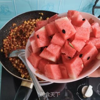 西瓜酱豆的做法步骤：9