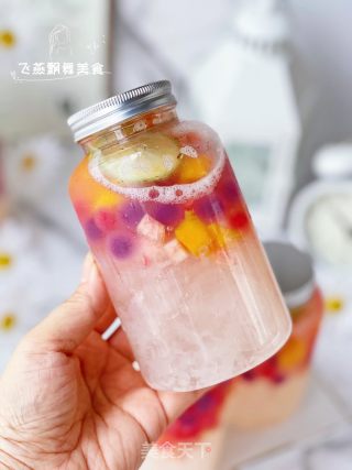 ‼️超好喝????清凉爽口的银耳冻水果气泡饮的做法步骤：16
