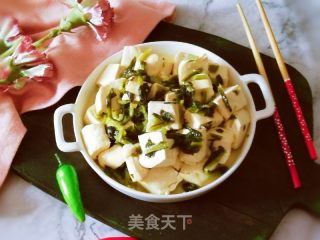 雪菜豆腐的做法