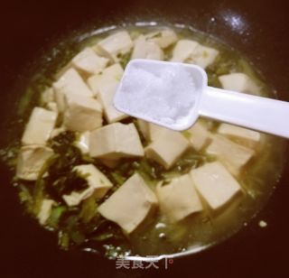 雪菜豆腐的做法步骤：9