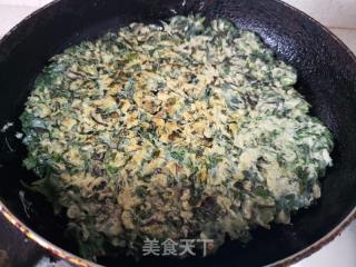 紫苏叶鸡蛋煎饼的做法步骤：8