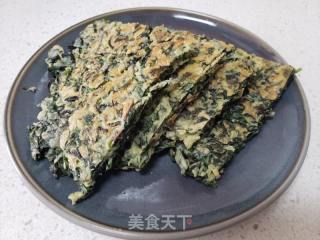 紫苏叶鸡蛋煎饼的做法步骤：10