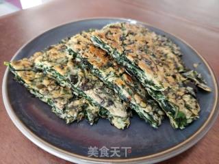 紫苏叶鸡蛋煎饼的做法步骤：11