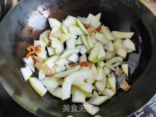 鳞虾海鲜菇烧蒲瓜的做法步骤：6