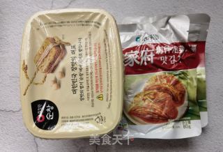 泡菜大酱汤的做法步骤：1