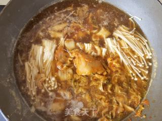 泡菜大酱汤的做法步骤：11