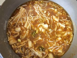 泡菜大酱汤的做法步骤：12