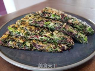 苋菜鸡蛋煎饼的做法步骤：10