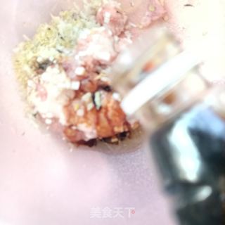 煎毛蓬菜肉茄盒的做法步骤：7