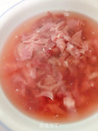 香菜拌牛肉的做法步骤：2