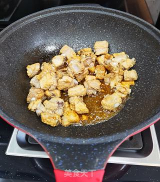 白不老豆角炖排骨的做法步骤：5