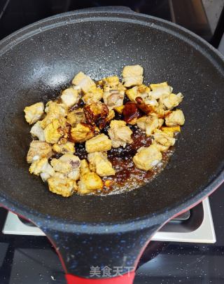 白不老豆角炖排骨的做法步骤：6