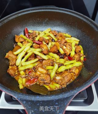 白不老豆角炖排骨的做法步骤：10