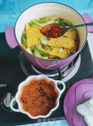 蛋饺、白菜烧豆腐的做法步骤：12
