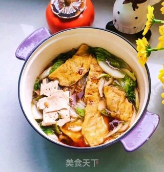 蛋饺、白菜烧豆腐的做法步骤：13
