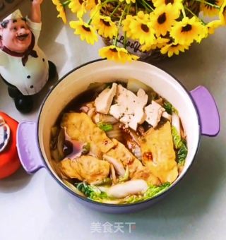 蛋饺、白菜烧豆腐的做法步骤：14