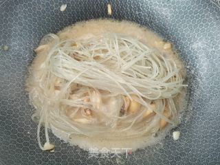 青菜豆腐粉丝贻贝汤的做法步骤：7