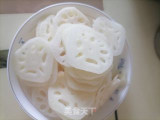 酸辣藕片的做法步骤：1