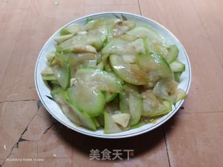清炒蒲瓜的做法