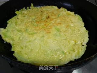 苦瓜鸡蛋煎饼的做法步骤：5