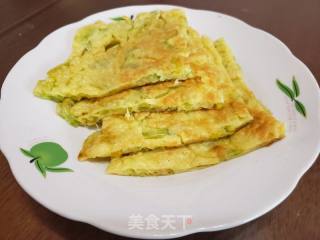苦瓜鸡蛋煎饼的做法步骤：7