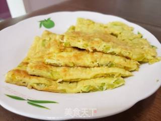 苦瓜鸡蛋煎饼的做法步骤：8