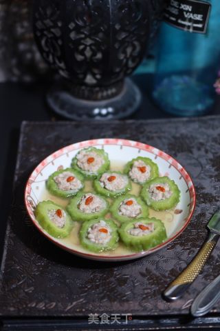 清蒸苦瓜酿肉的做法步骤：8