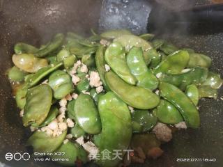扁豆炒肉末的做法步骤：8