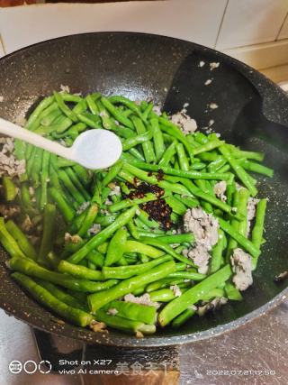 肉末炒豆角的做法步骤：5