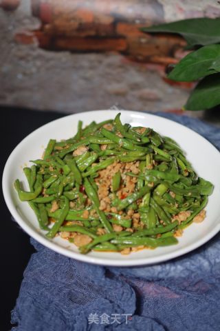 肉末炒豆角的做法步骤：8