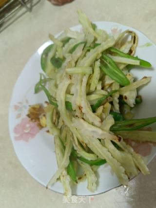 青椒豆豉炒苦瓜的做法步骤：7