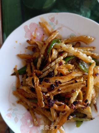青椒豆豉炒苦瓜的做法步骤：13