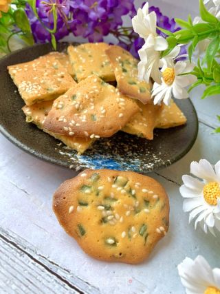 孩子的小零食下午茶蔥香雞蛋餅干