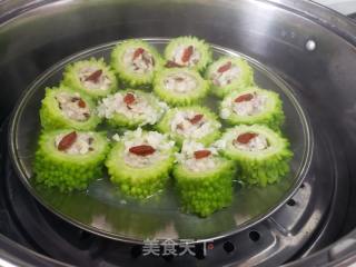 苦瓜酿肉的做法步骤：16