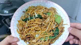 豆芽肉丝炒面的做法步骤：8