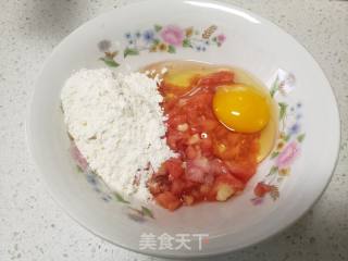 西红柿鸡蛋煎饼的做法步骤：2