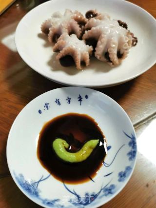 白灼墨鱼的做法步骤：6