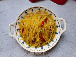 双椒土豆丝的做法步骤：12