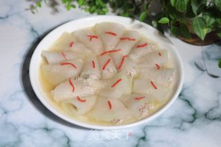 清蒸冬瓜酿肉的做法步骤：7