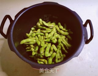 水煮毛豆的做法步骤：4